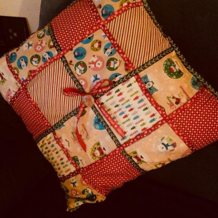 Handmade Christmas Sofa Cushion